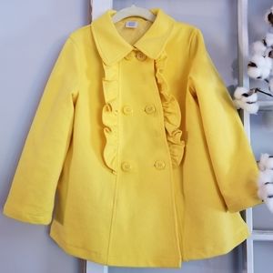 Vguc Gymboree sz sm ruffle pea coat